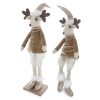 Figurka bożonarodzeniowa szampańska 6 x 10 x 32 cm – dekoracja na święta
