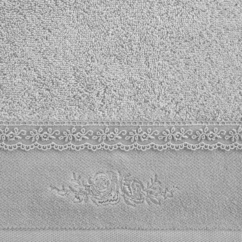 Ręcznik SISI srebrny 50 x 90 cm – miękki i chłonny