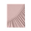 Prześcieradło jersey pudrowy róż 220 x 200 x 30 cm – miękkie i delikatne