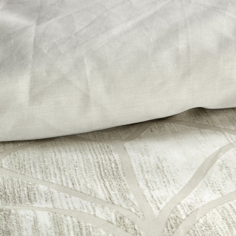 Pościel bawełniana Adell beżowa 160 x 200 cm – 100% bawełna
