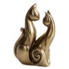 Figurka ceramiczna Kati złota 21 x 10 x 29 cm – elegancki akcent