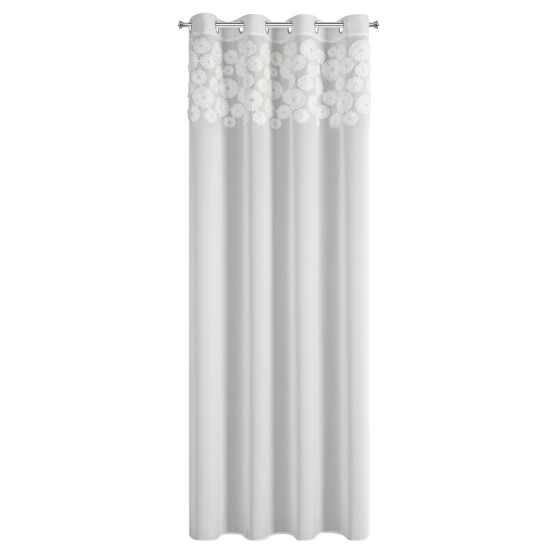 Firana gotowa Gisela biała 140 X 250 cm – rozświetla wnętrze