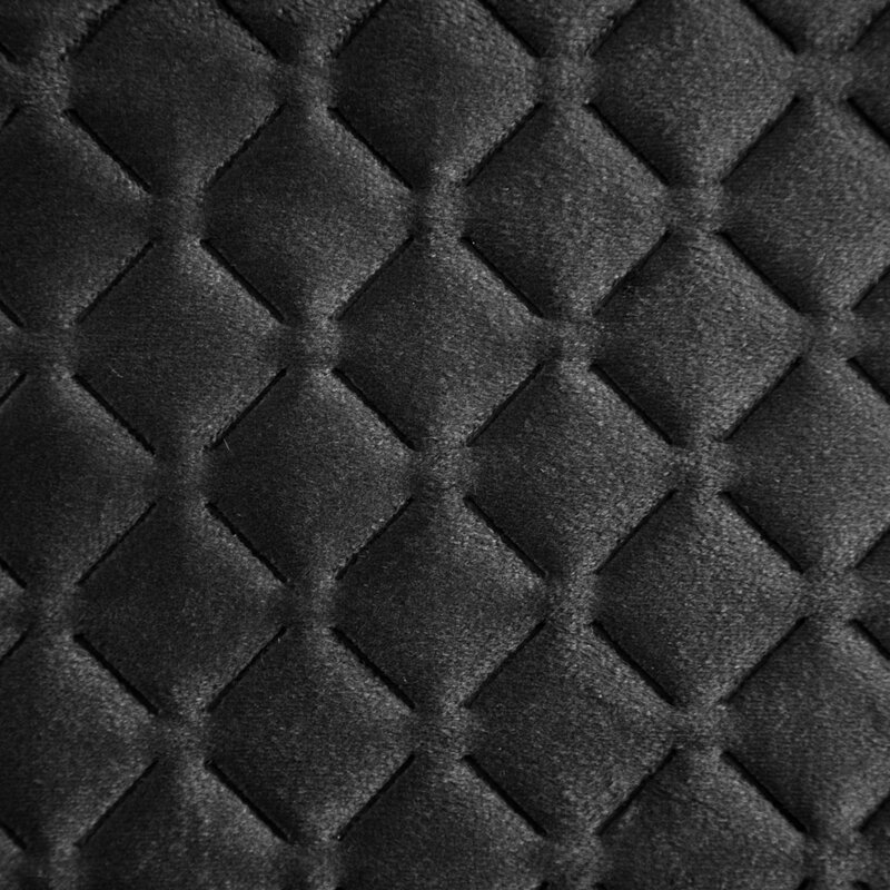 Narzuta welwetowa Dimon czarna 170 x 210 cm – ochrona pościeli