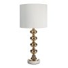 Lampa stojąca Daisy biała O 31 x 65 cm – tworzy przytulny nastrój