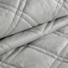 Narzuta welurowa D91 Luiz 8 srebrna 220 x 240 cm – stylowe okrycie łóżka