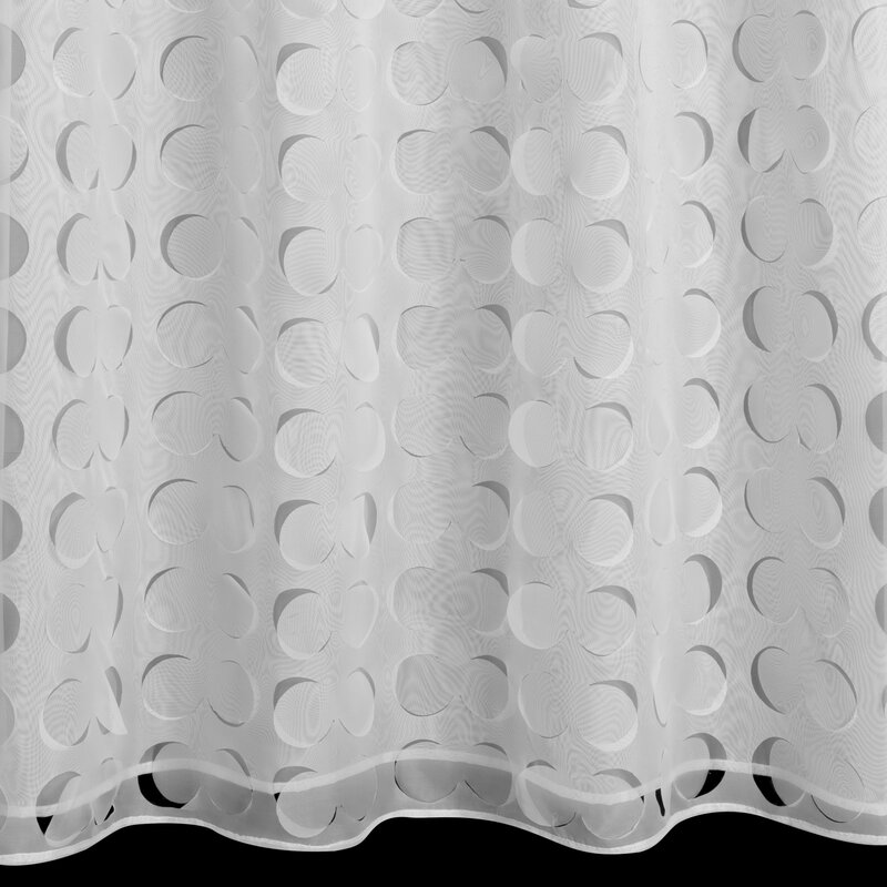 Firana gotowa Debora biała 140 X 270 CM – rozświetla wnętrze