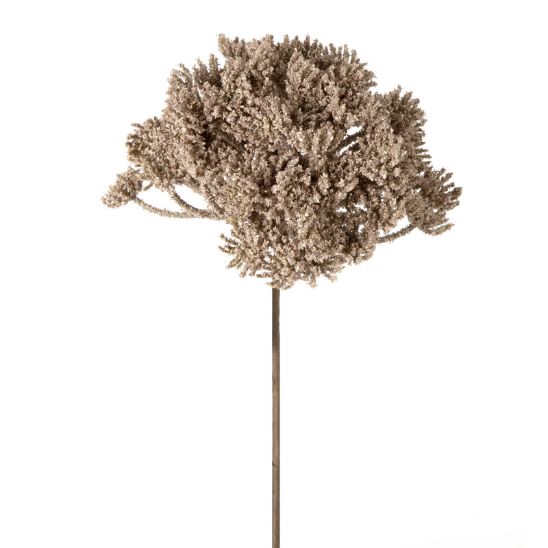 Kwiat dekoracyjny Natu 416 ciemnobeżowy O 17 x 60 cm – do eleganckich wnętrz