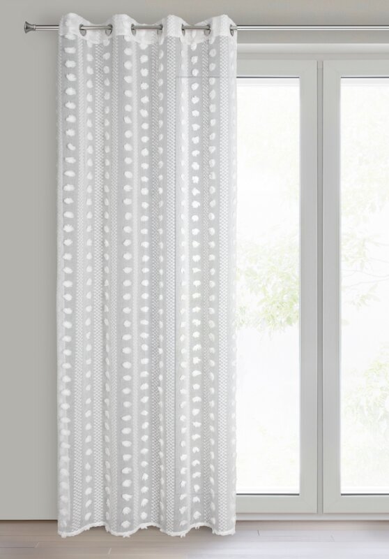 Zasłona gotowa Elenor biała 140 x 250 cm – rozświetla wnętrze