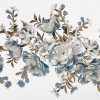 Pościel satynowa Spring 40 biała 220 X 200 CM – z delikatnym wzorem