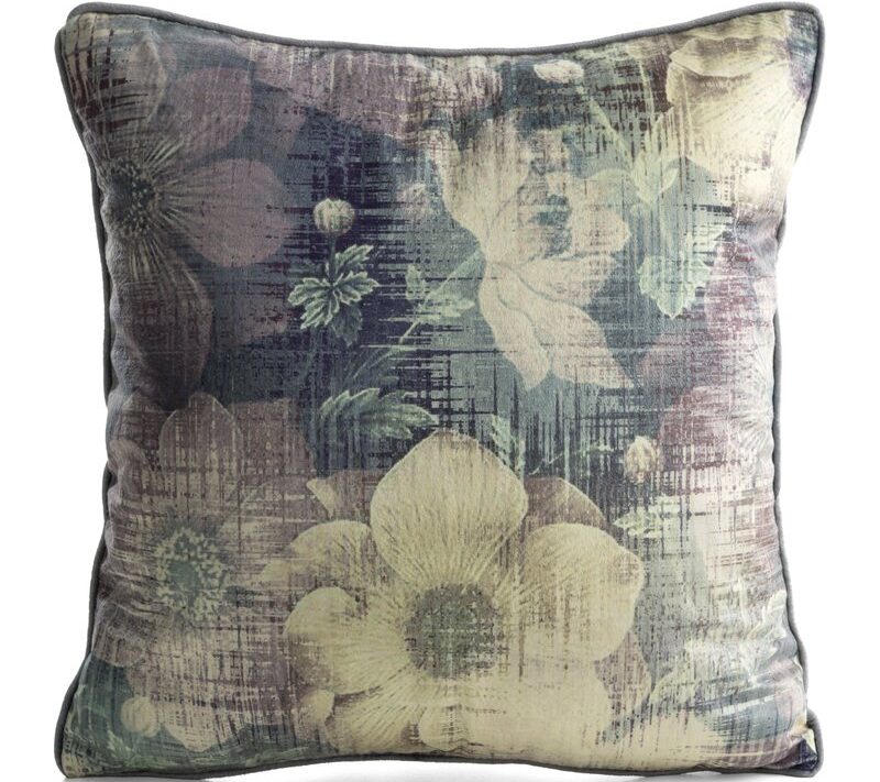 Poszewka velvet fioletowa 45 x 45 cm – doda uroku wnętrzu