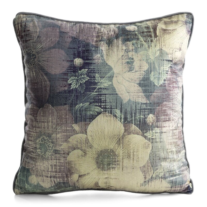 Poszewka velvet fioletowa 45 x 45 cm – doda uroku wnętrzu