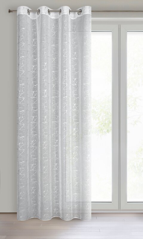 Firana gotowa Reva biała 140 x 250 cm – rozświetla wnętrze