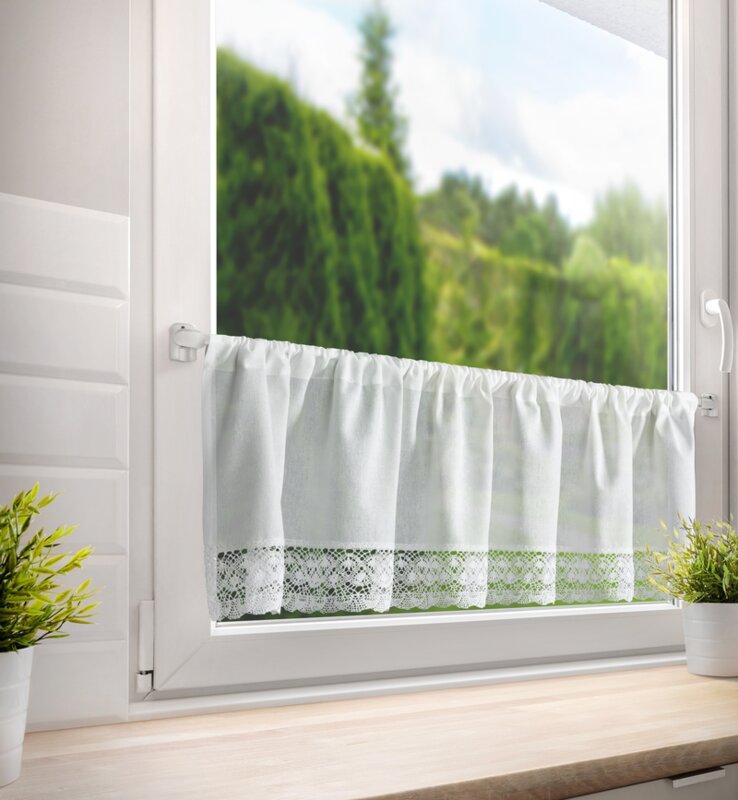 Zazdrostka Rose biała 150 X 30 CM – subtelnie ozdobi okno