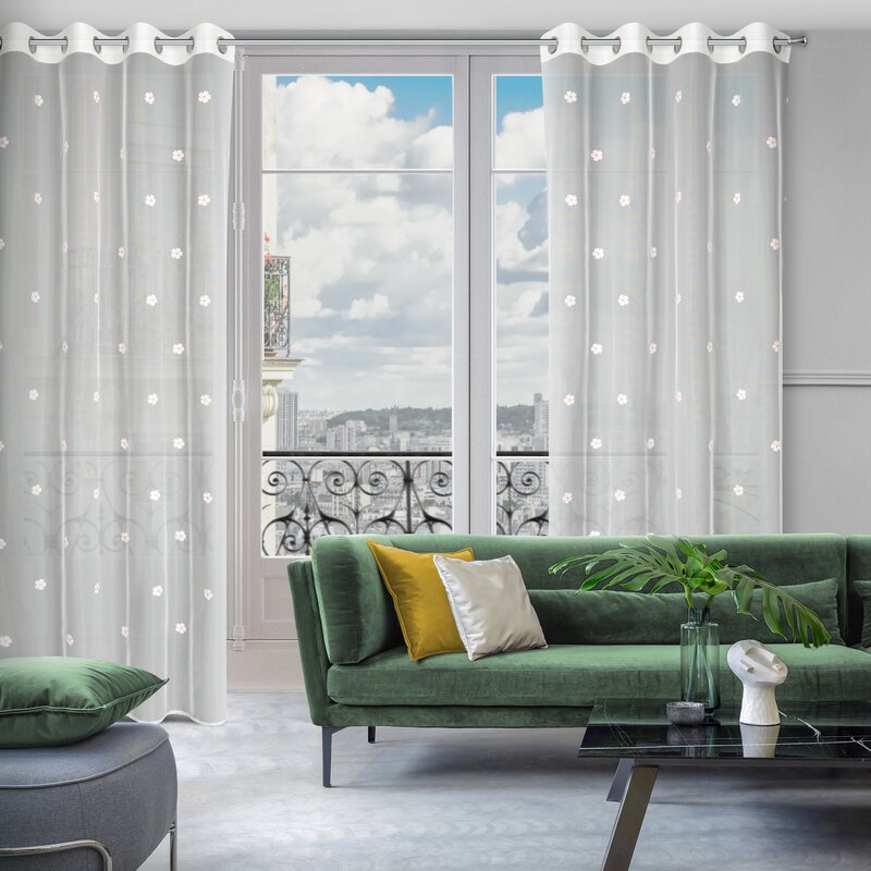 Zasłony gotowe Elsa biały 140 x 250 cm – dodaje przestrzeni