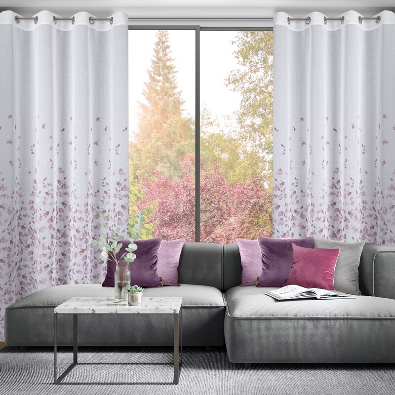 Zasłona gotowa Noemi biała 140 x 250 cm – subtelnie filtruje światło