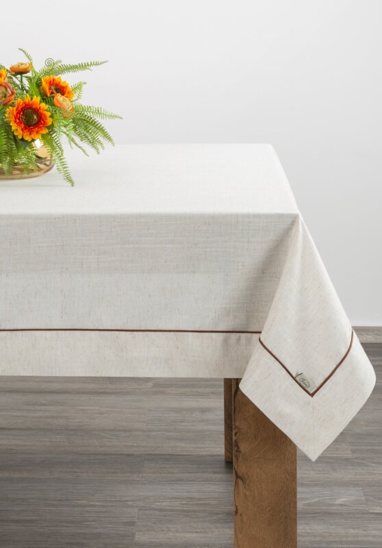 Obrus naturalny 140 x 220 cm – wprowadza harmonię