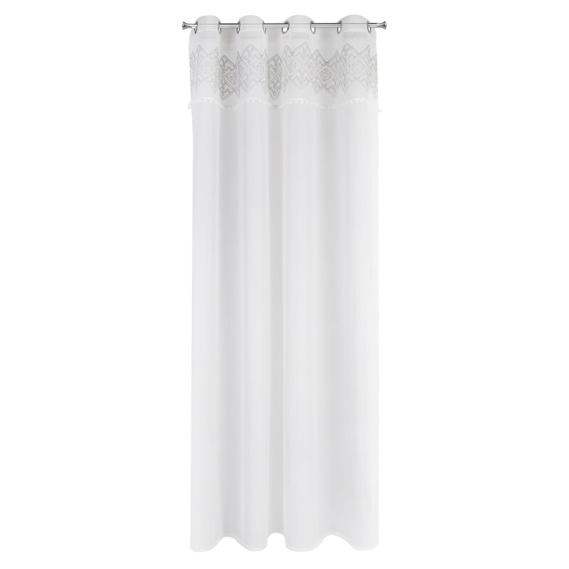 Firana gotowa Daphne biała 140 x 250 cm – rozproszone światło