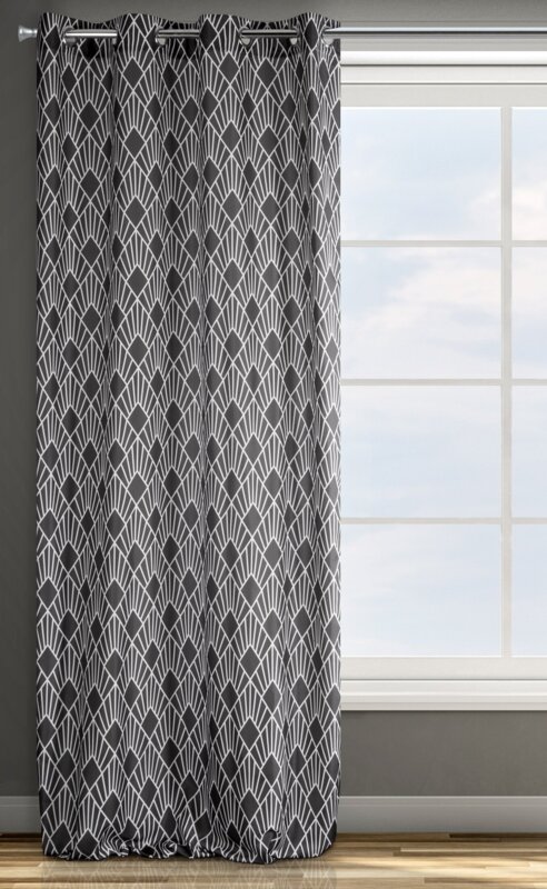 ZASŁONA GOTOWA D91 IDA 140 X 250 CM STALOWY D91/Z/IDA/STA 140X250 PRZE
