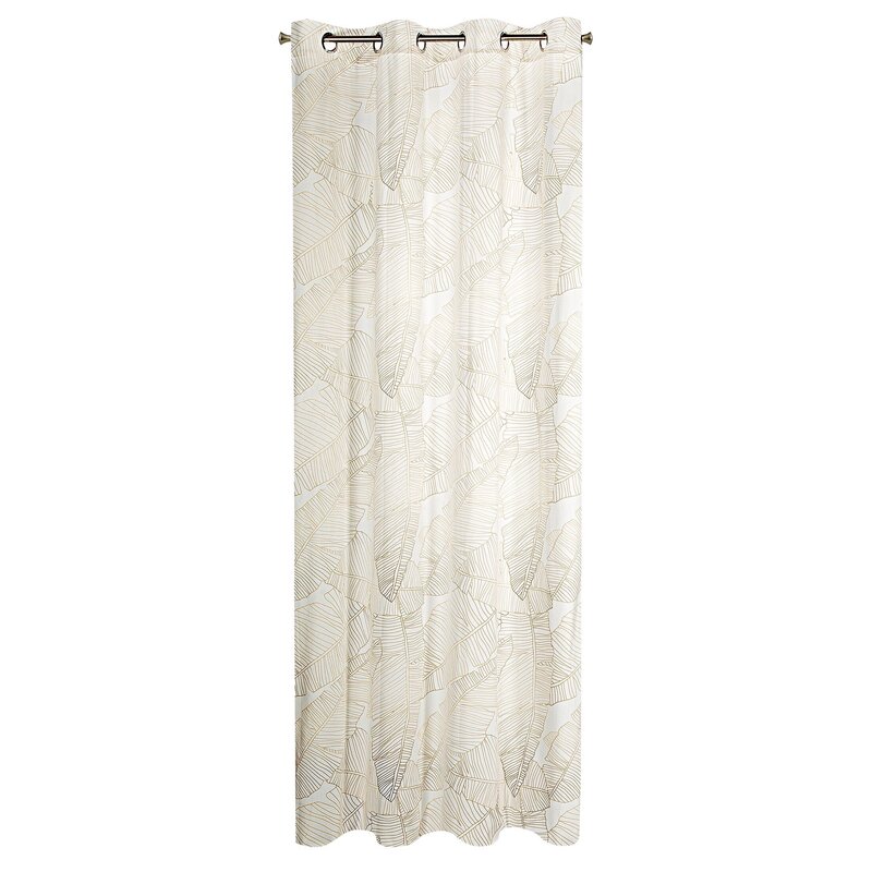 Zasłona gotowa LC/LUNA2A biała 140x250 cm – miękka welwetowa tkanina