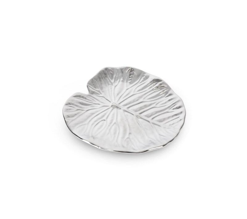 Naczynie dekoracyjne Kalina srebrne 16 x 2 cm – subtelna ozdoba