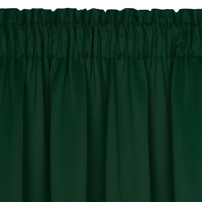 ZASŁONA GOTOWA D91 PARISA NA TAŚMIE 135 X 270 CM ZIELONY