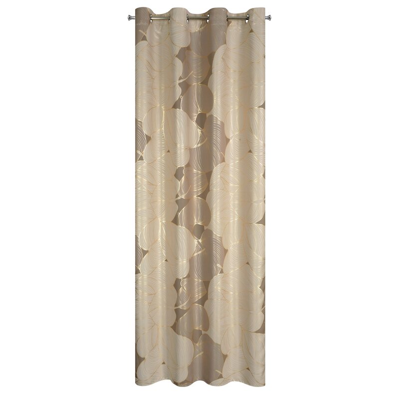 Zasłona gotowa Frezja beżowa 140 x 250 cm – tworzy przytulne tło