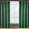 Zasłona gotowa D91 zielona 140 x 250 cm – dodaje przytulności