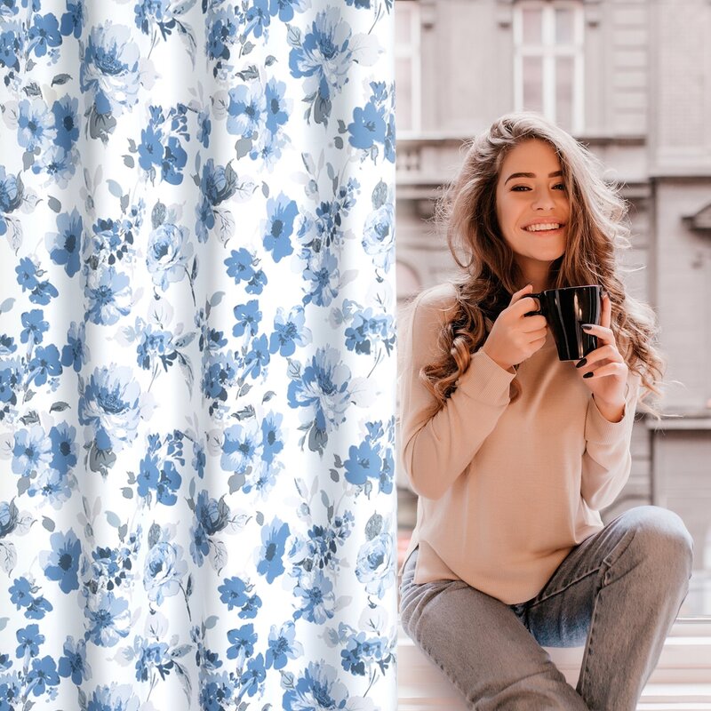 Zasłona gotowa Caren biała 140 X 250 cm – ochrona przed światłem