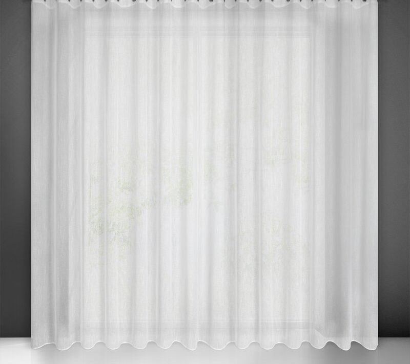 Firana gotowa Carla biała 300 x 250 cm – rozjaśnia wnętrze