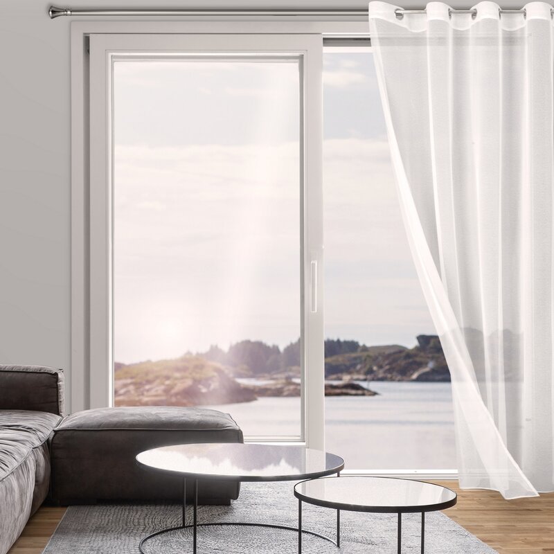 Firana gotowa Tamina biała 140 x 250 cm – rozświetla wnętrze