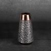Wazon ceramiczny Morena kremowy O 14 x 26 cm – idealny na kwiaty