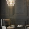 Lampa wisząca Dalia złota fi 42 x 50 cm – luksusowy blask