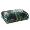 Narzuta welurowa D91 DAWOSA czarna 170 X 210 CM – miękka i komfortowa