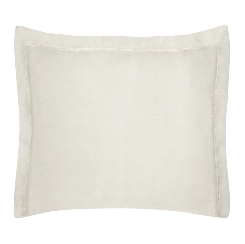 Poszewka bawełniana Nova Colour beżowa 70 x 80 cm – subtelny połysk