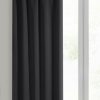 Zasłona gotowa D91 Parisa czarna 140 x 270 cm – pełna prywatność