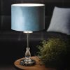 LAMPA DEKORACYJNA MONIK (01) O 30 X 53 CM NIEBIESKI