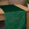 OBRUS BLINK 13 35 X 140 CM CIEMNOZIELONY