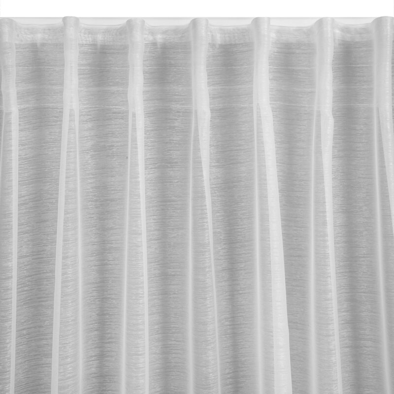 Firana gotowa Belissa biała 140 x 300 cm – subtelnie rozprasza światło