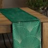 OBRUS BLINK 14 35 X 180 CM CIEMNOZIELONY