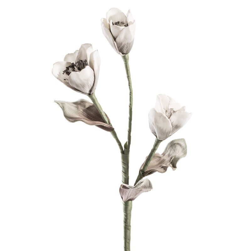 Kwiat Flore 518 srebrny 63 cm – idealny do wazonu
