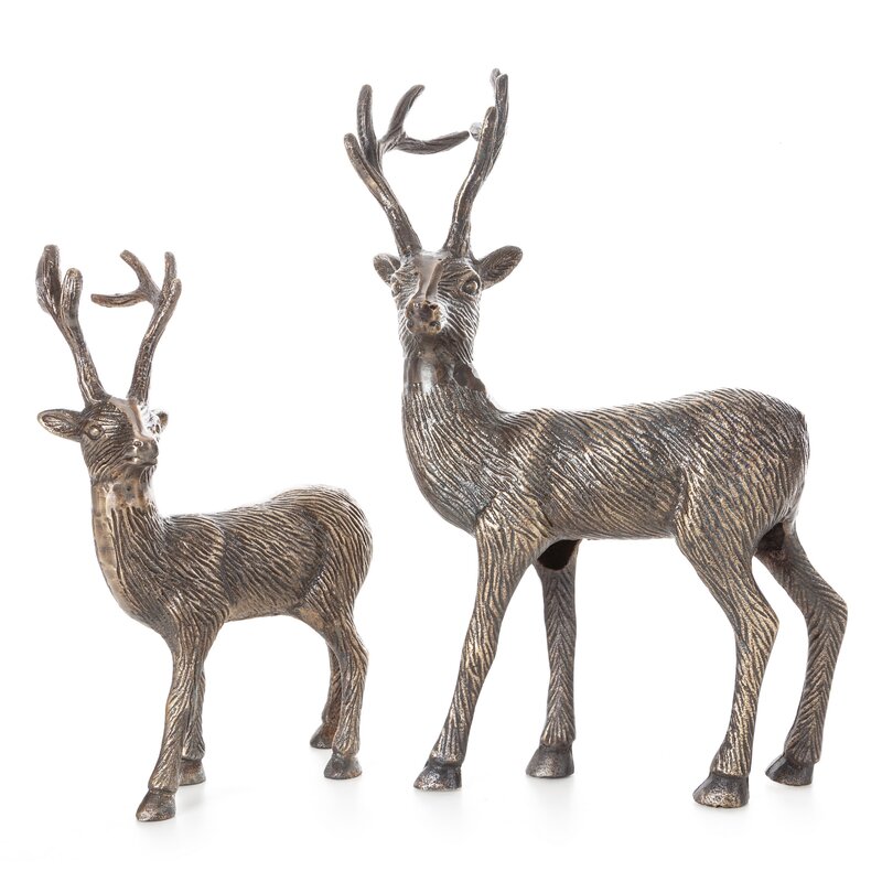 Figurka świąteczna M165A stalowa 22 x 9 x 42 cm – metalowa dekoracja