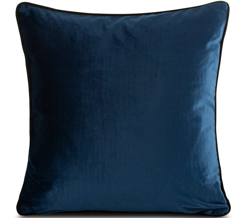 Poszewka velvet Melia granatowa 60 x 60 cm – doda przytulności