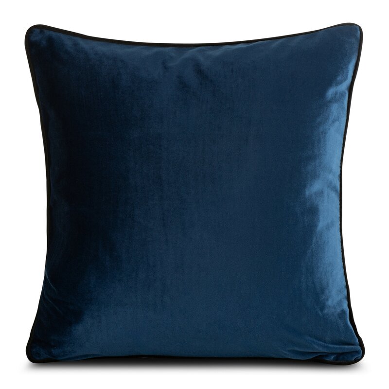 Poszewka velvet Melia granatowa 60 x 60 cm – doda przytulności