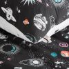 Pościel bawełniana D91 KID 10 czarna 160 X 200 cm – z motywem kosmosu