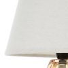 Lampa stołowa Devin kremowa O 20 x 33 cm – subtelny blask we wnętrzu