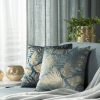 Poszewka velvet niebieska 45 x 45 cm – miękka i stylowa