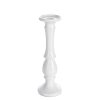 Świecznik ceramiczny Joly biały o 11 x 39 cm – subtelny blask