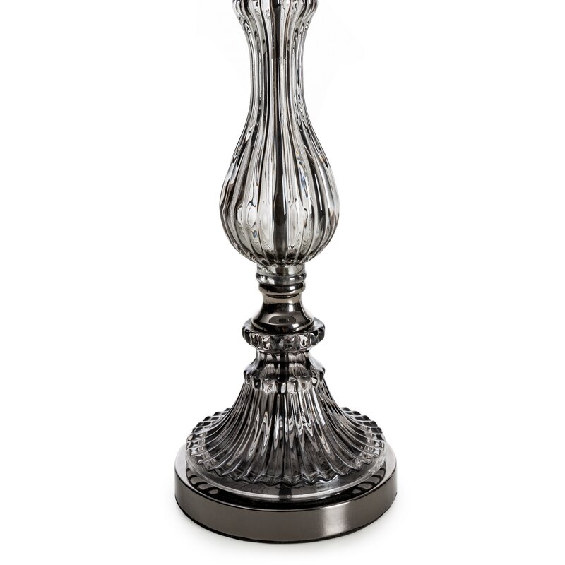Lampa stołowa Remi czarna O 27 x 62 cm – do salonu i sypialni