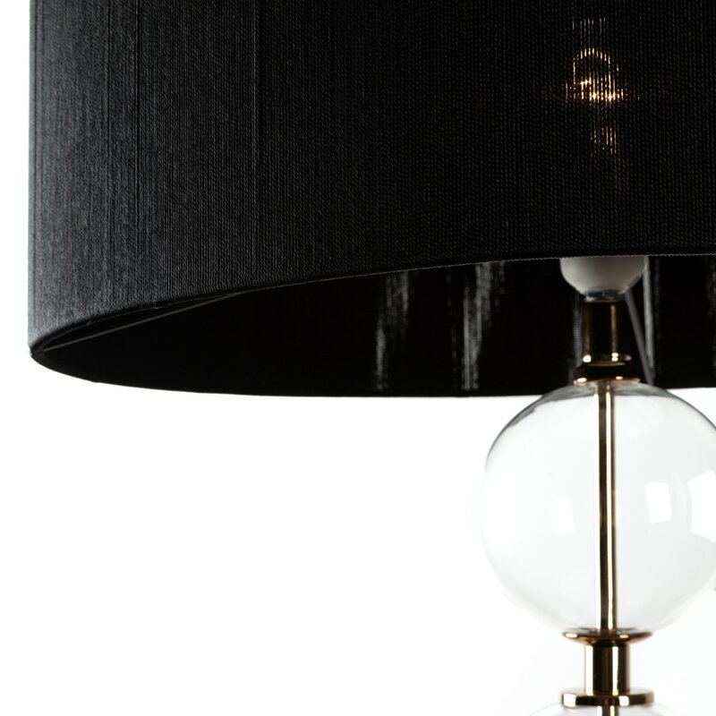 Lampa podłogowa Ariana czarna O 50 x 167 cm – doda blasku wnętrzu