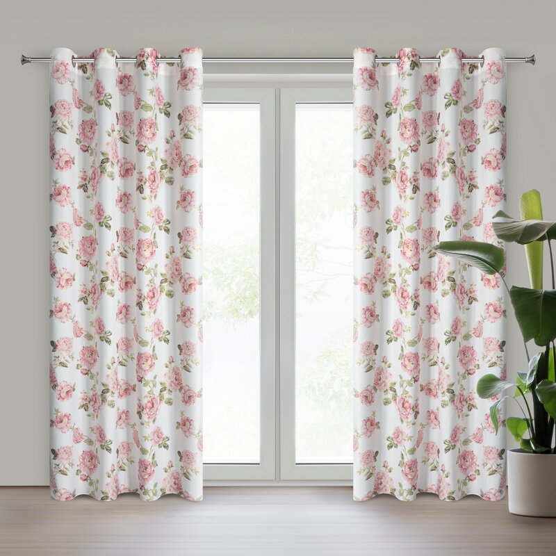Zasłona gotowa biała 140 x 250 cm – wprowadza romantyczny klimat